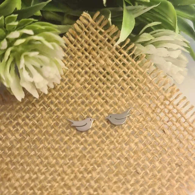 BIRD STUD EARRINGS