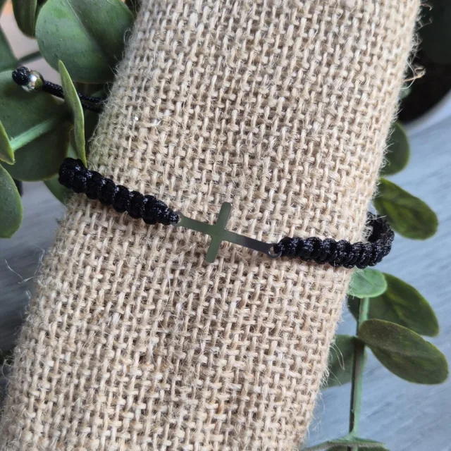 CROSS BRACELET, NYLON