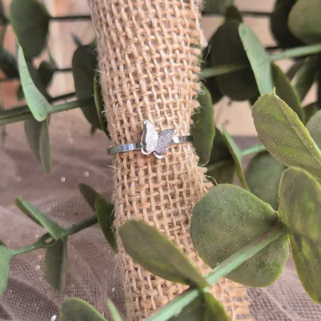 BUTTERFLY RING, SIZE 8