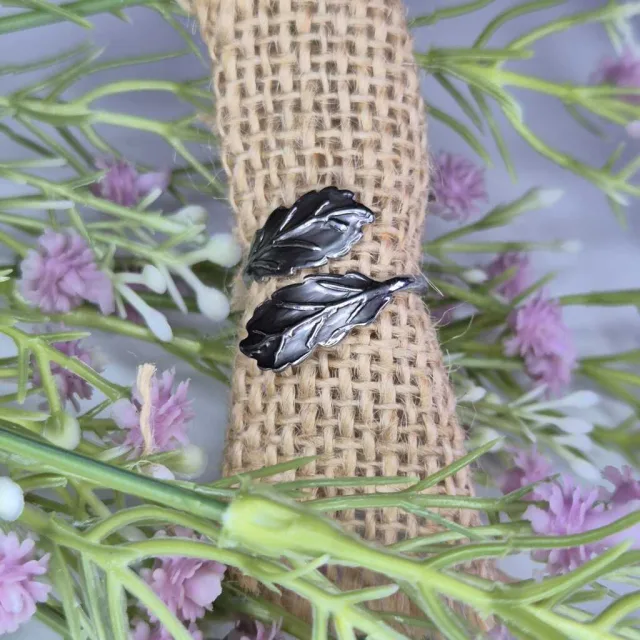 OXIDISED LEAVES RING, ADJUSTABLE
