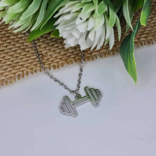 DUMBBELL NECKLACE