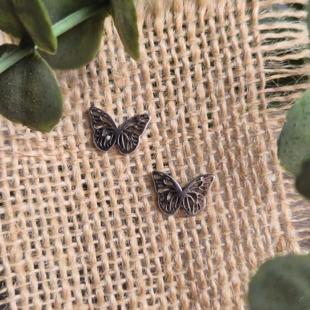 BUTTERFLY STUD EARRINGS