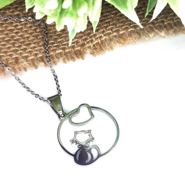 CAT NECKLACE, ROUND
