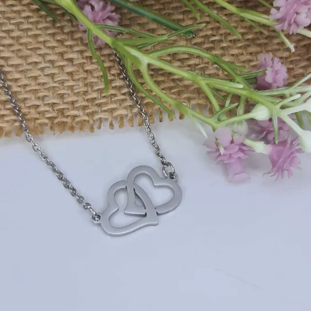 DOUBLE HEART NECKLACE
