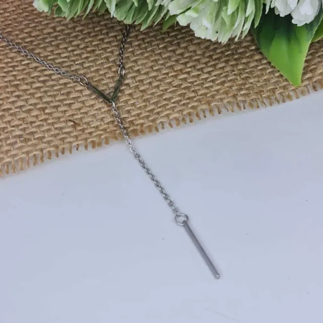 V DROP NECKLACE