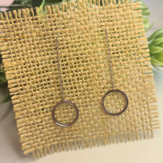DROP EARRINGS, CIRCLES