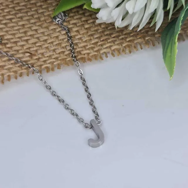 JESUS, J-INITIAL NECKLACE