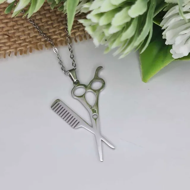 SCISSOR & COMB NECKLACE