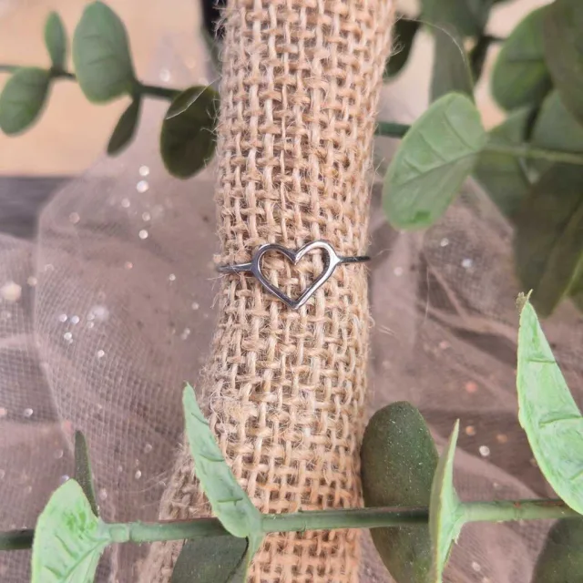 HEART RING, SIZE 8