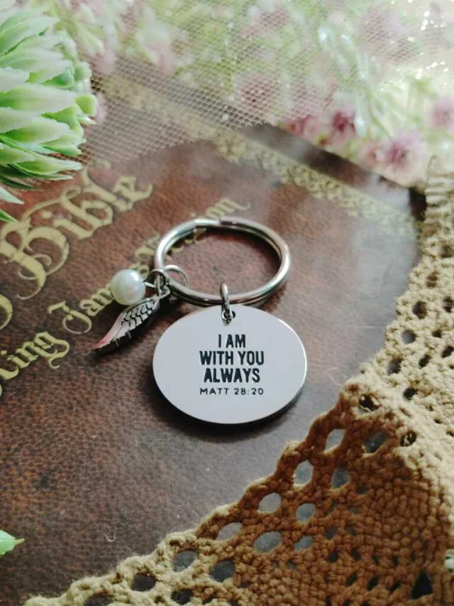 SCRIPTURE KEYRING, MATT 28:20