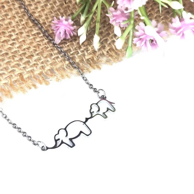 ELEPHANT FAMILY NECKLACE