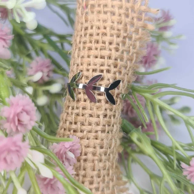 OLIVE BRANCH RING, ADJUSTABLE