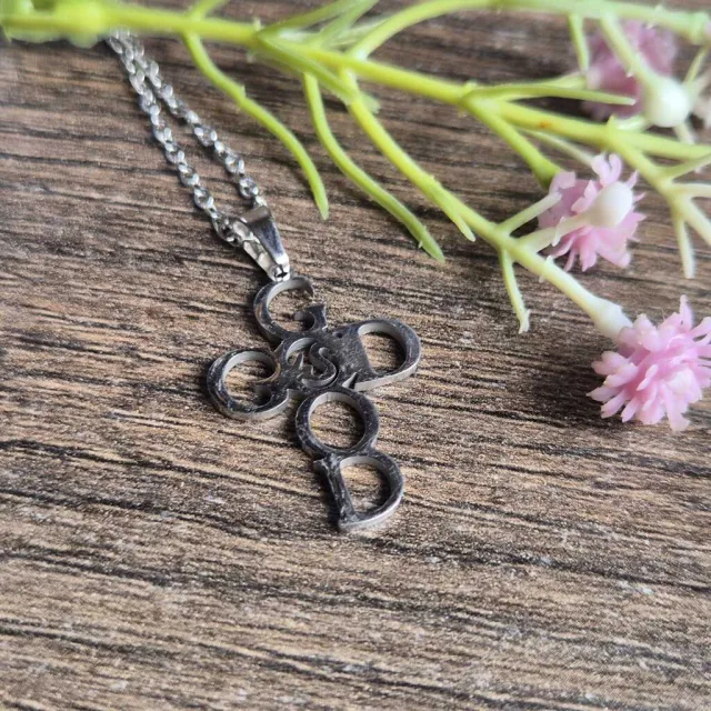 GOD IS GOOD CROSS NECKLACE