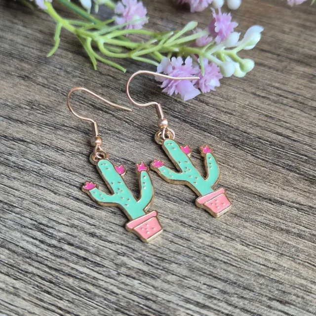 CACTUS DROP EARRINGS