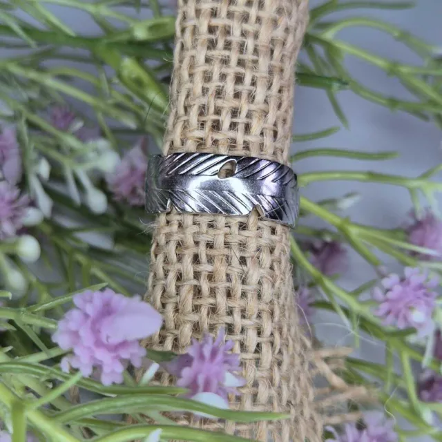 FEATHER RING, ADJUSTABLE