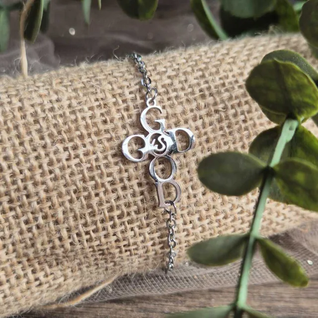 GOD IS GOOD CROSS BRACELET