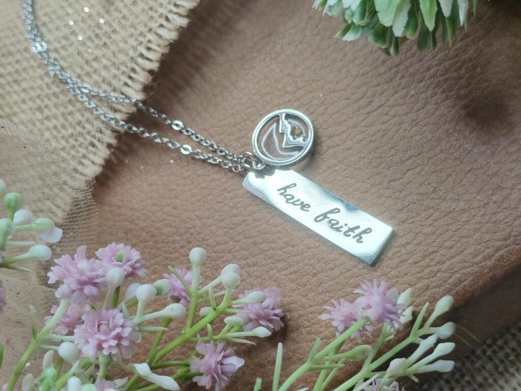 HAVE FAITH & MUSTARD SEED NECKLACE
