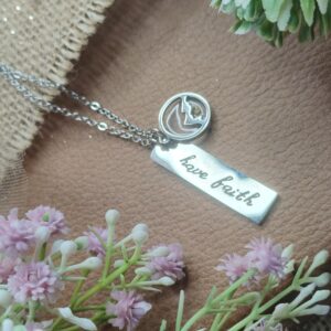 HAVE FAITH & MUSTARD SEED NECKLACE