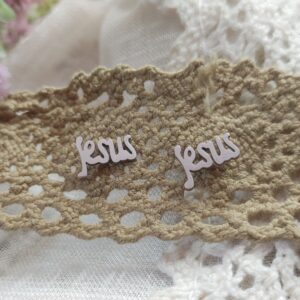 JESUS STUD EARRINGS