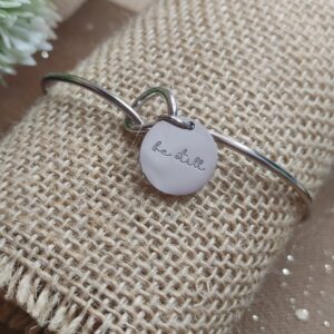 BE STILL DISC BANGLE