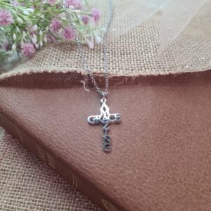 AMAZING GRACE CROSS NECKLACE