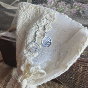 MUSTARD SEED EARRINGS, ROUND