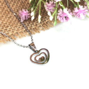 SPIRAL HEART NECKLACE