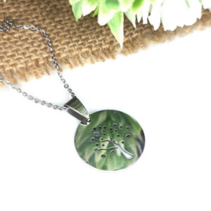 BLOSSOM TREE DISC NECKLACE