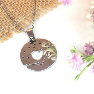 BIRD DISC NECKLACE