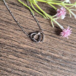 DOUBLE HEART NECKLACE