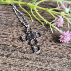 GOD IS GOOD CROSS NECKLACE