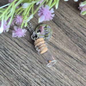 MUSTARD SEED BOTTLE NECKLACE