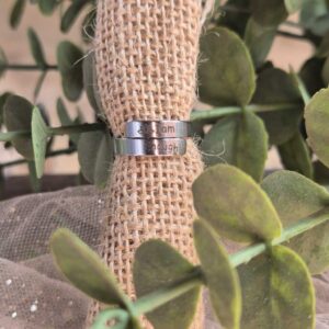 I AM ENOUGH RING, ADJUSTABLE