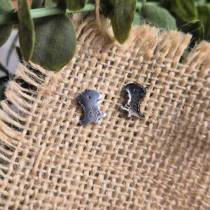 DINOSAUR STUD EARRINGS