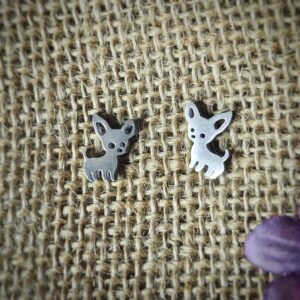 CUTE CHIHUAHUA STUD EARRINGS