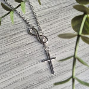 INFINITY CROSS NECKLACE
